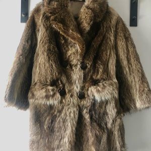 Vintage Coyote Fur Coat